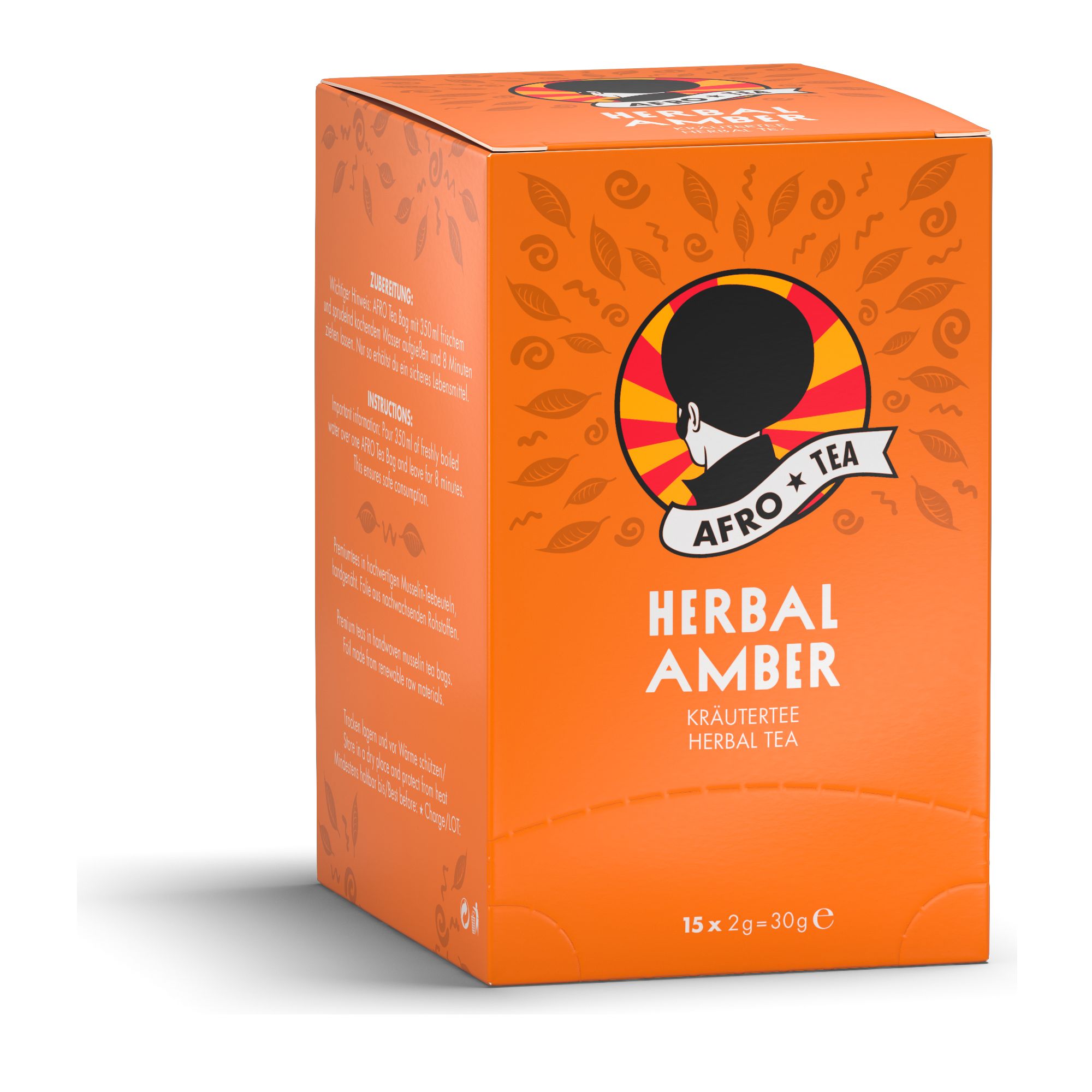 AFRO TEA Herbal Amber Kräuter Tee - Premium Tee