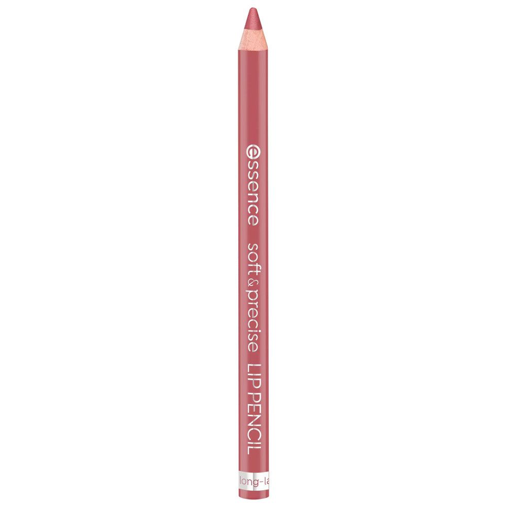 Lippenkonturenstift, rosa. Aufschrift: Essence, soft & precise, LIP PENCIL. Spitze zugespitzt.
