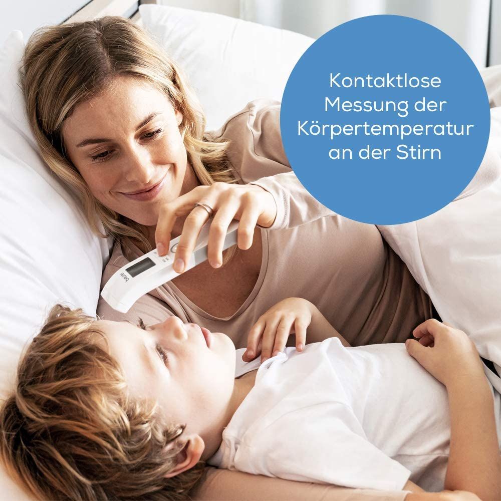 Beurer kontaktloses digitales Infrarotthermometer, schnelles Fieberthermometer zur hygienischen