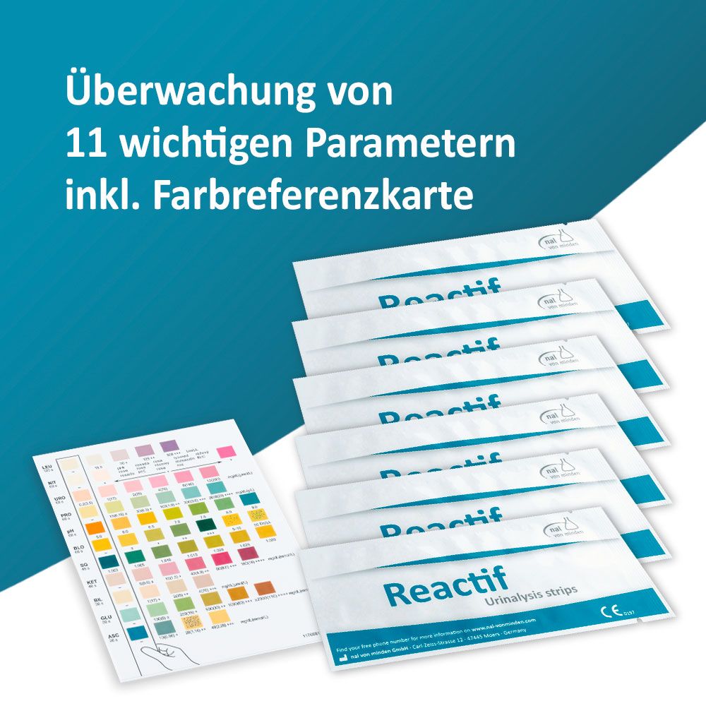 Reactif Gesundheitstest - Urin Teststreifen für 11 Parameter