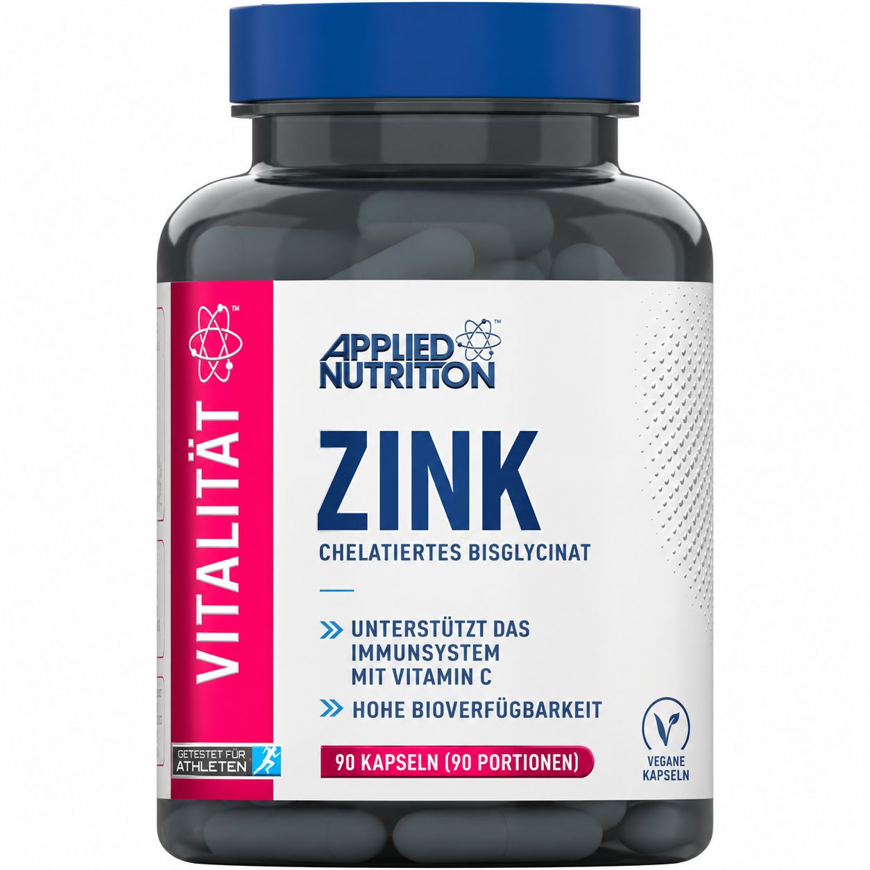 Applied Nutrition Zink Kapseln, 90 Stück.