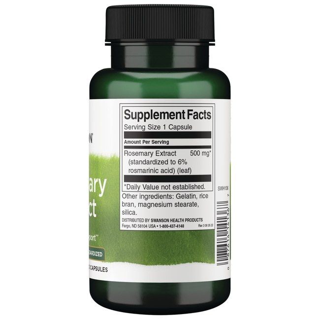 Swanson Rosmarinextrakt 500 mg
