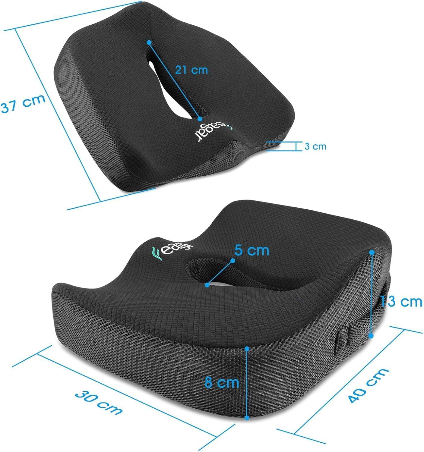 Feagar Sitzkissen Orthopädisches Sitzkissen aus Memory Foam