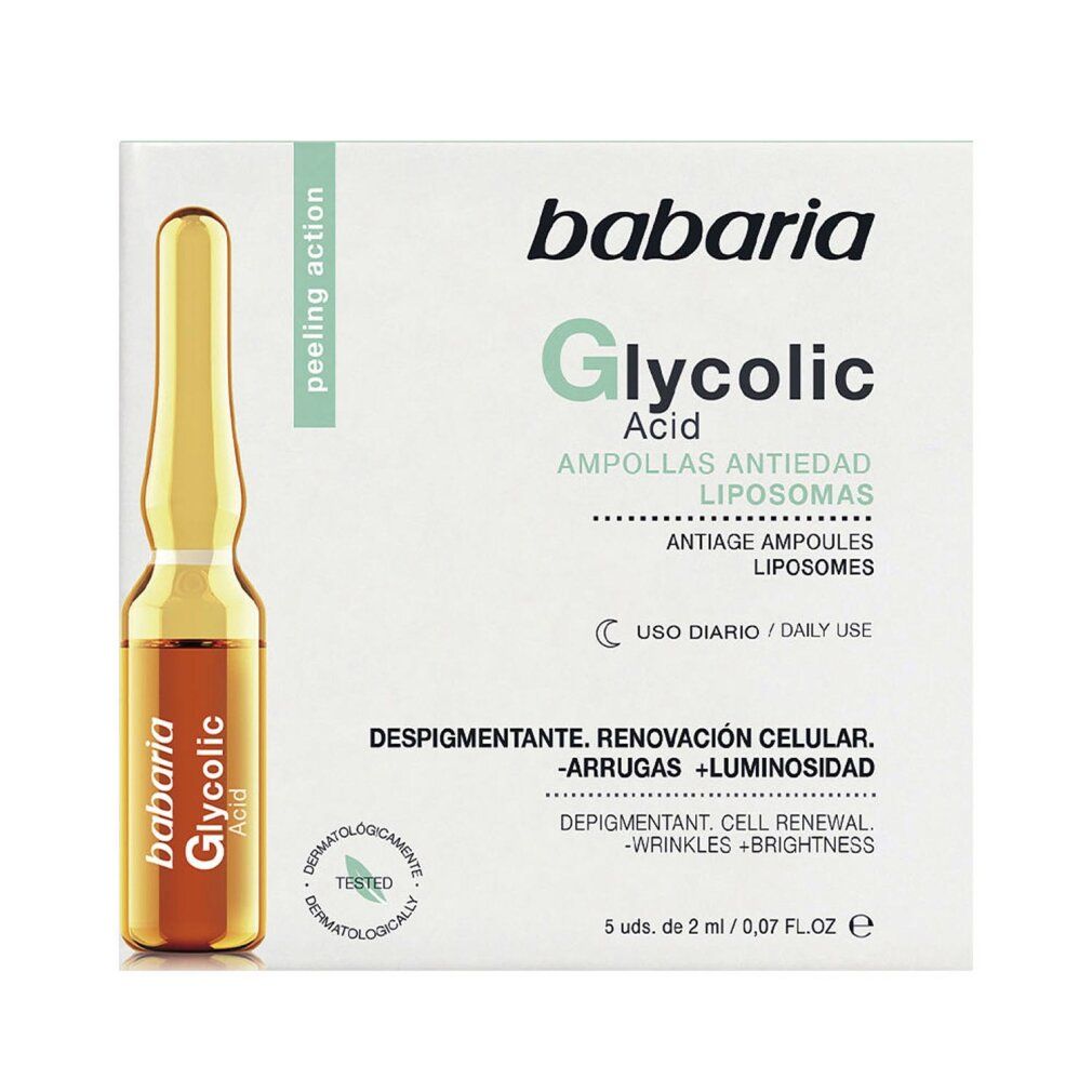 Babaria Glycolic Acid Cell Renewal Ampoules 5 x