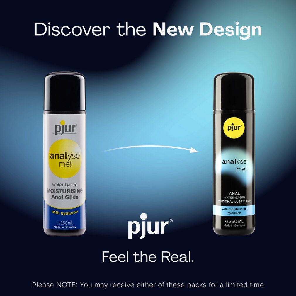 PJUR Analyse Me! Anal Gleitmittel, 100ml. Neue und alte Verpackung.