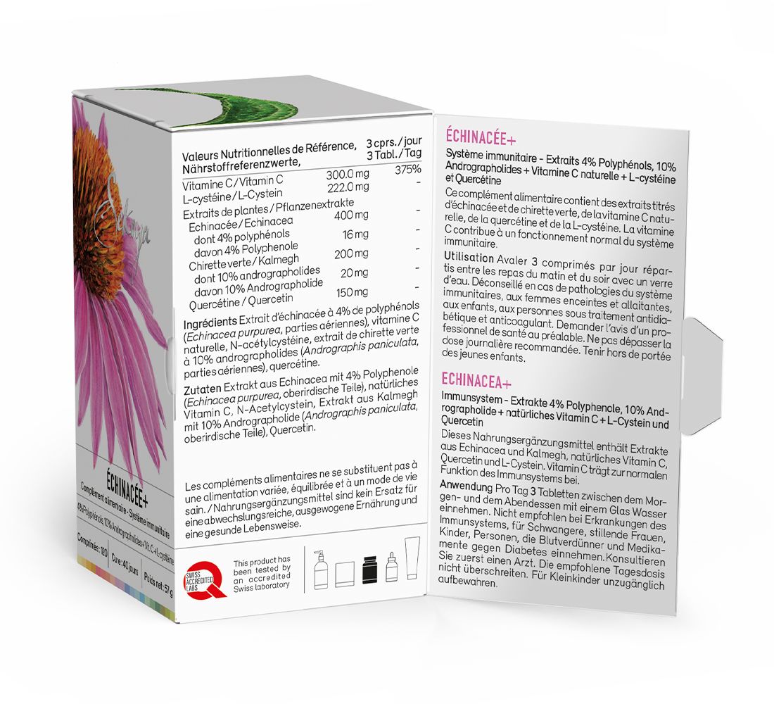 Sekoya Swiss - Echinacea+ | Gegen Erkältungen