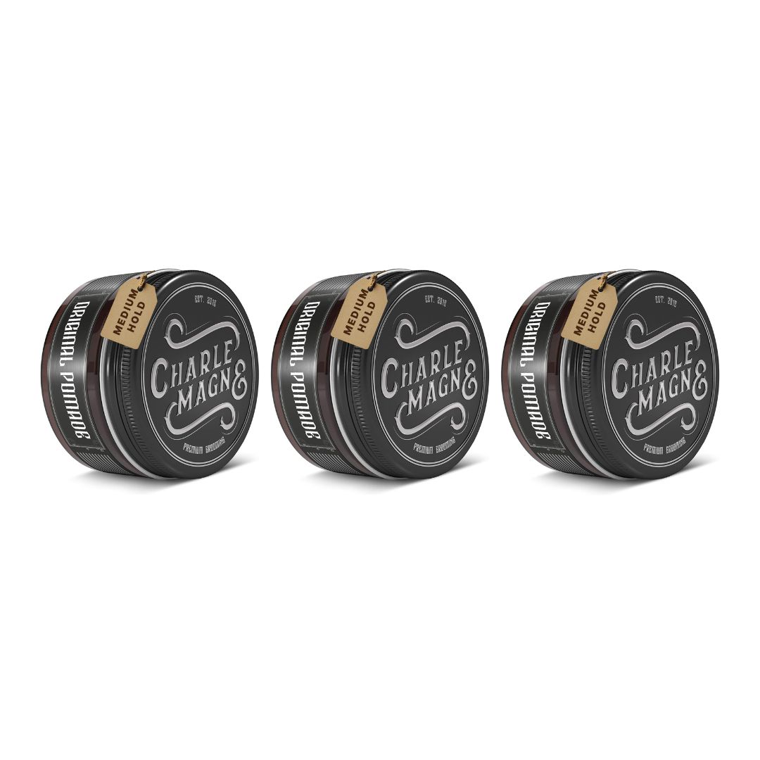 Charlemagne Original Pomade – Old School Duft – mittlerer Halt