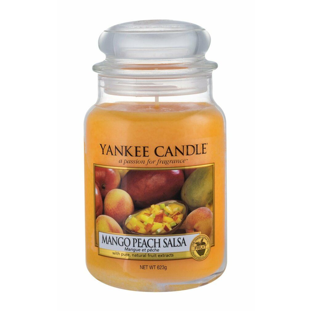 Yankee Candle Duftkerze Duftwachsglas groß Mango Peach Salsa