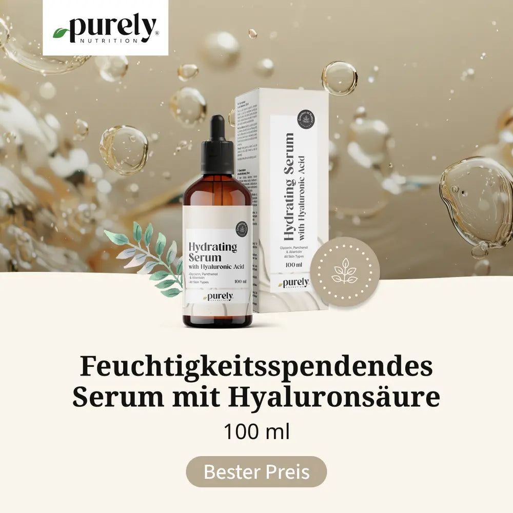 Purely Cosmetics Feuchtigkeitsspendendes Serum mit Hyaluronsäure