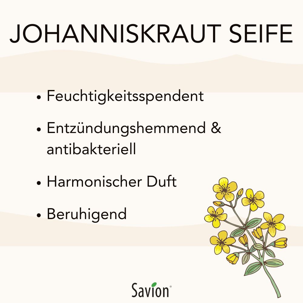 Savion Johanniskraut Körper- und Haarseifen 2er Set