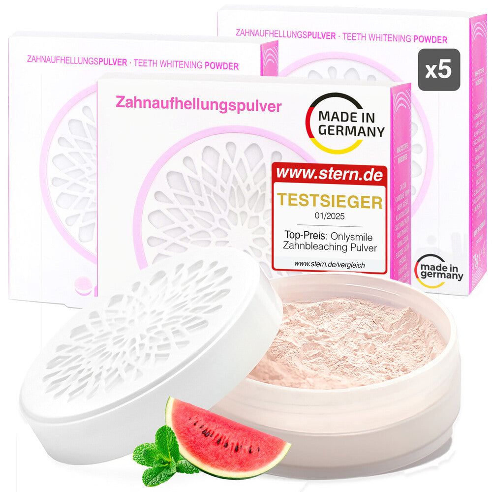 OnlySmile® Zahnaufhellungspulver für Weiße Zähne