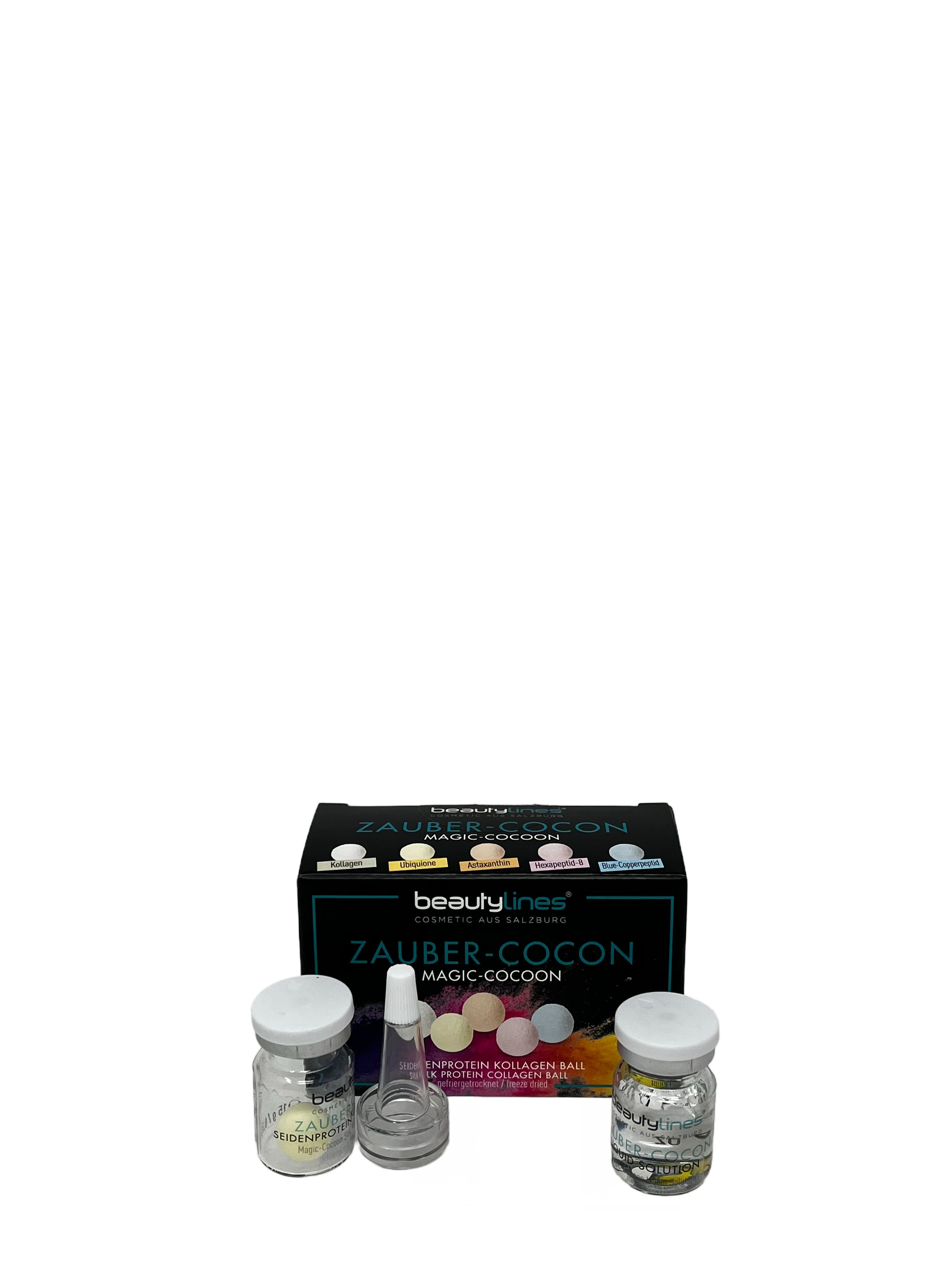 beautylines Zauber Cocon gefriergetrockneter Seidenprotein Kollagen Ball