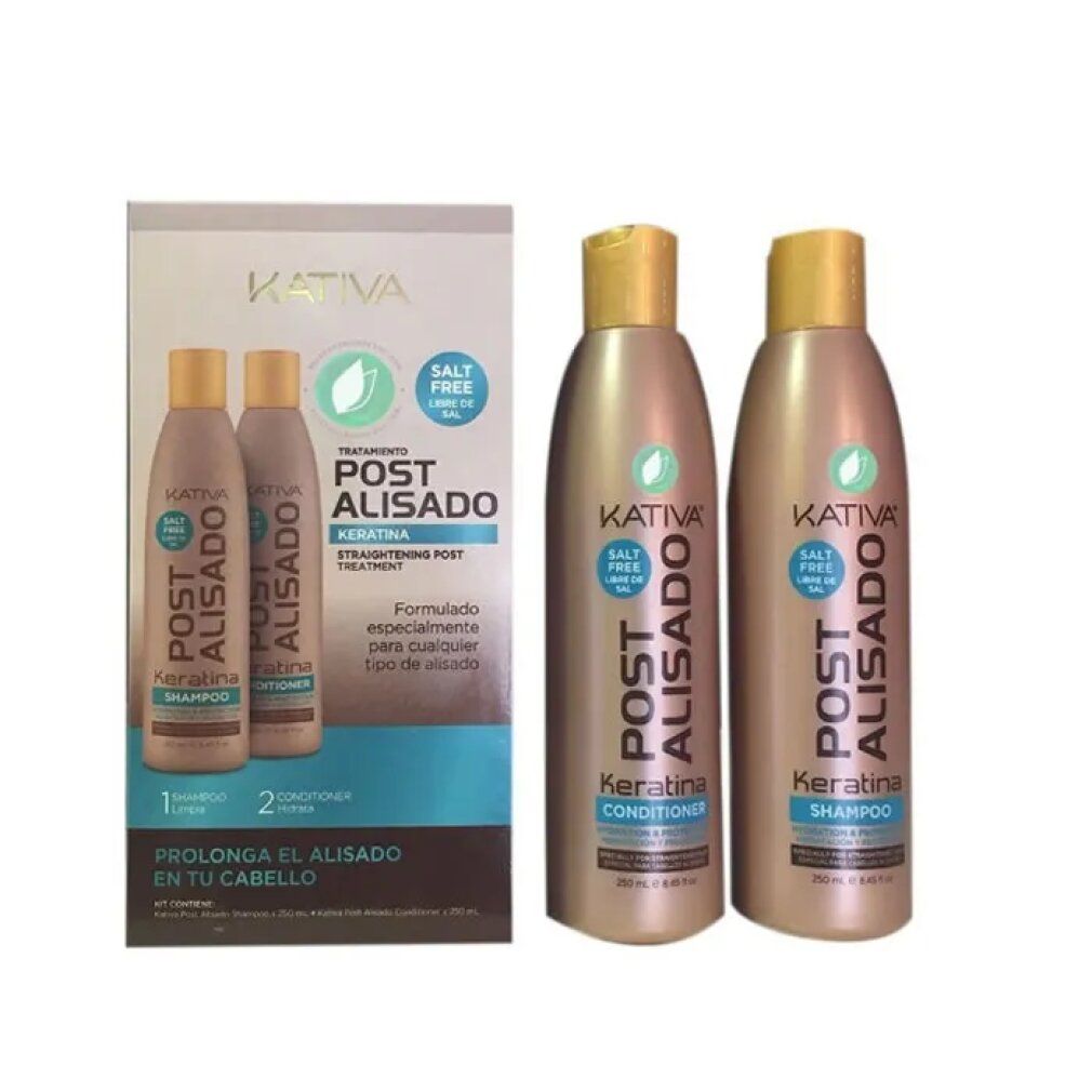 Kativa Keratina Shampoo Glatte Haare  Set 2 Artikel