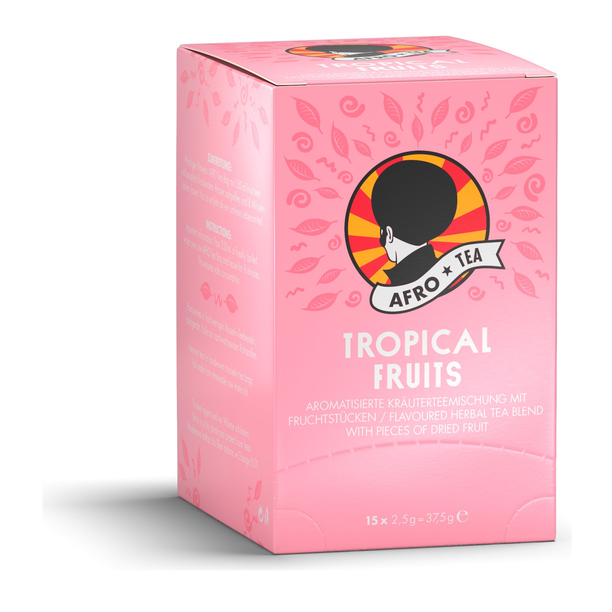 AFRO TEA Tropical Fruits Rooibos Tee - Premium Tee