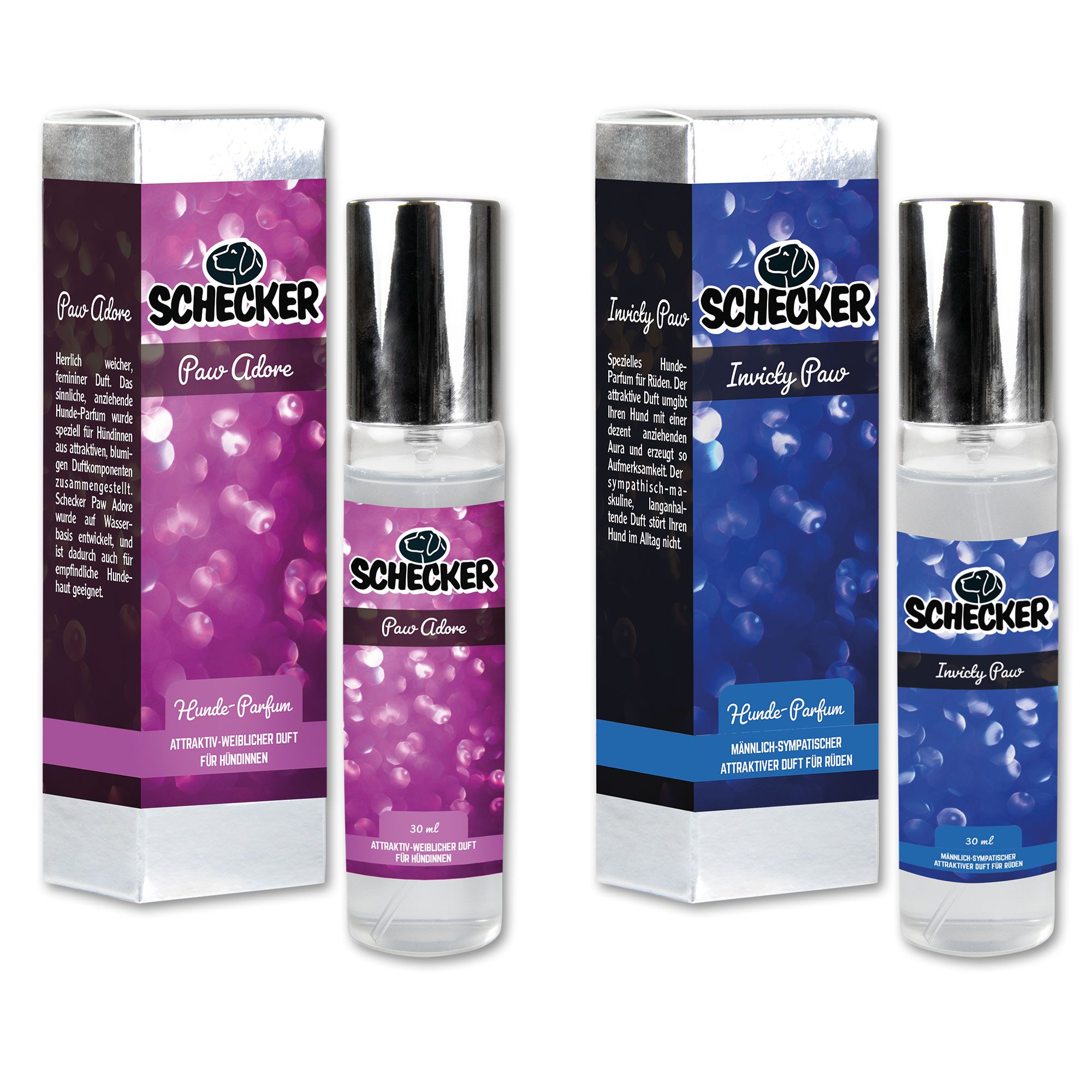 Schecker Hundeparfüm - Spezielles Parfum für Hunde - für Hündinnen