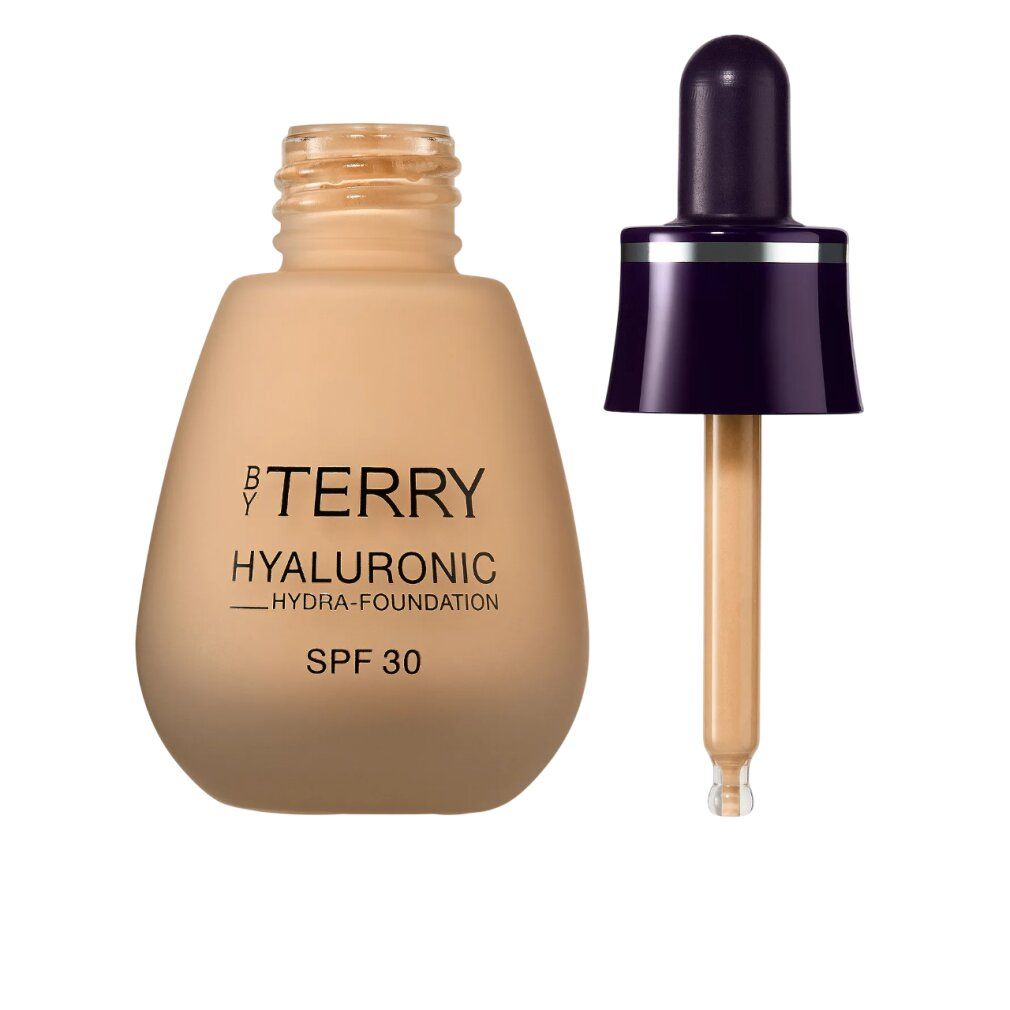 By Terry Hyaluronic Hydra Foundation LSF 30, Flakon geöffnet, Pipette daneben.