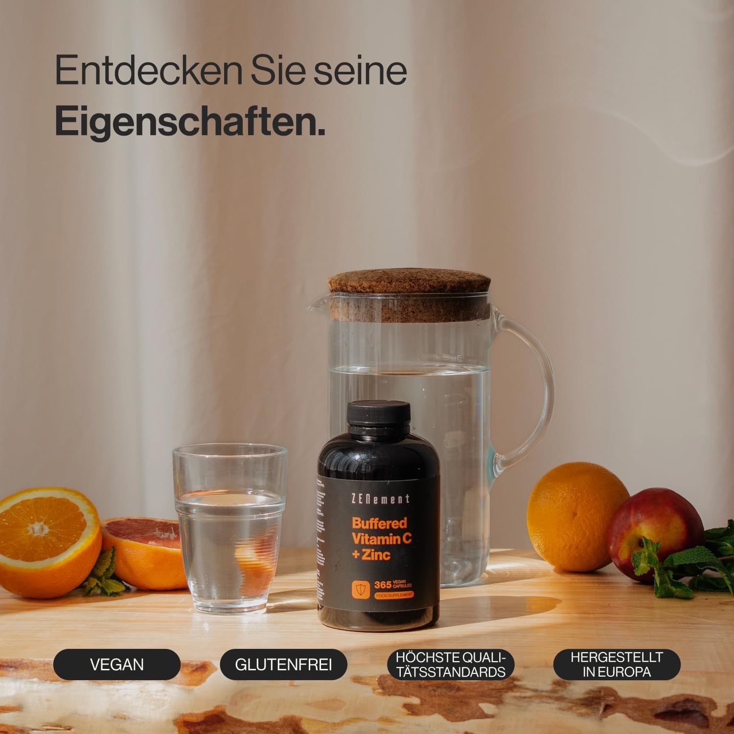 Zenement Vitamin C gepuffert + Zink