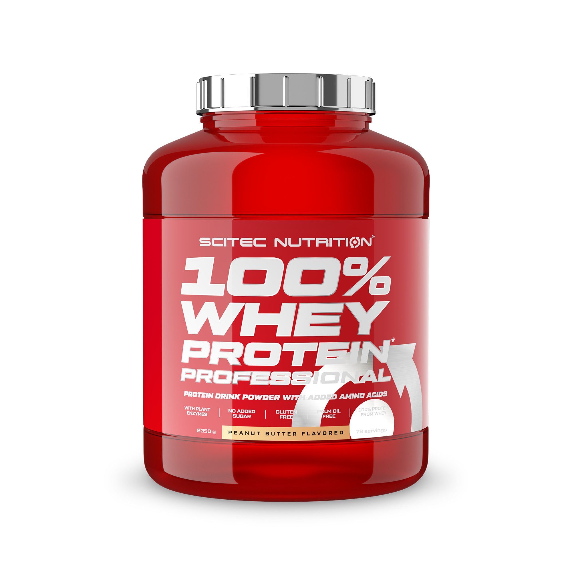 Scitec Nutrition 100% Whey Protein Professional Erdnussbutter Geschmack, 2000g Dose.