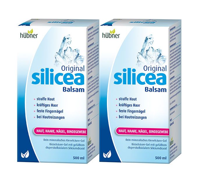 Doppelpack Hübner Original Silicea Balsam Gel 1L 1 l - shop