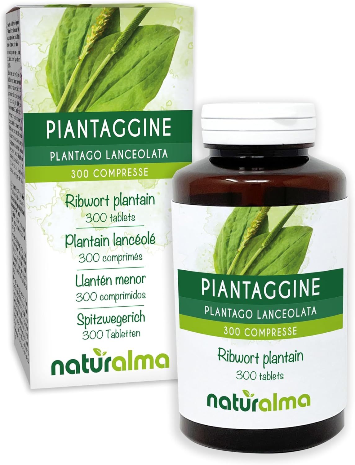 Naturalma Spitzwegerich Plantago lanceolata Tabletten