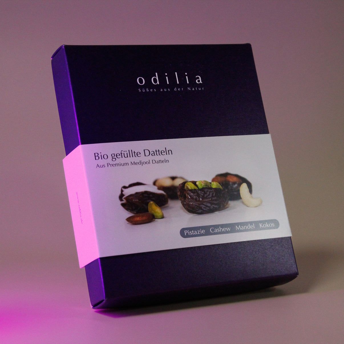 odilia Gefüllte Bio Medjool Datteln Luxusbox