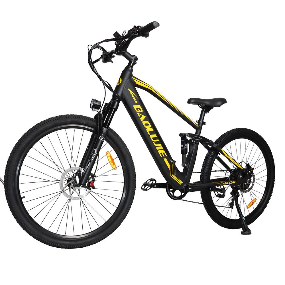 BAOLUJIE S9 Vollgefedertes E-Mountainbike, 48 V, 14 Ah