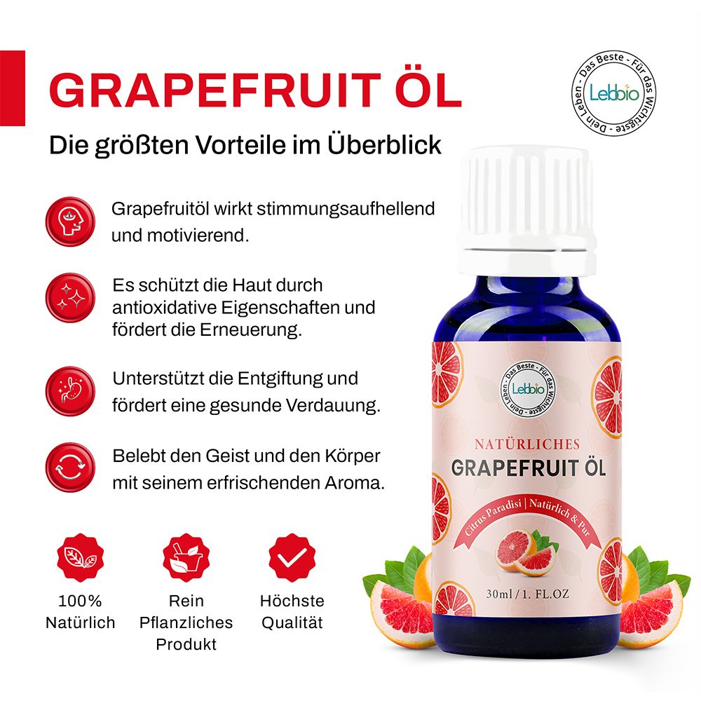 Lebbio Grapefruit Öl