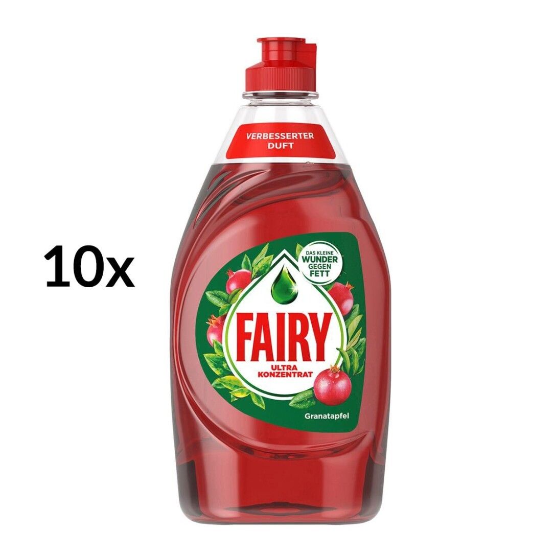 Fairy 10er Pack Ultra Konzentrat Granatapfel Handgeschirrspülmittel