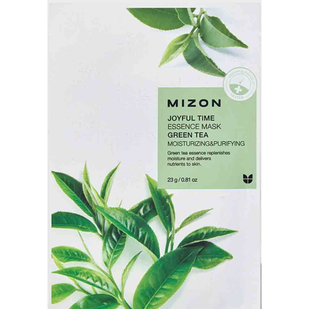 MIZON Joyful Time Essence Mask - Green Tea - Moisturizing & Purifying