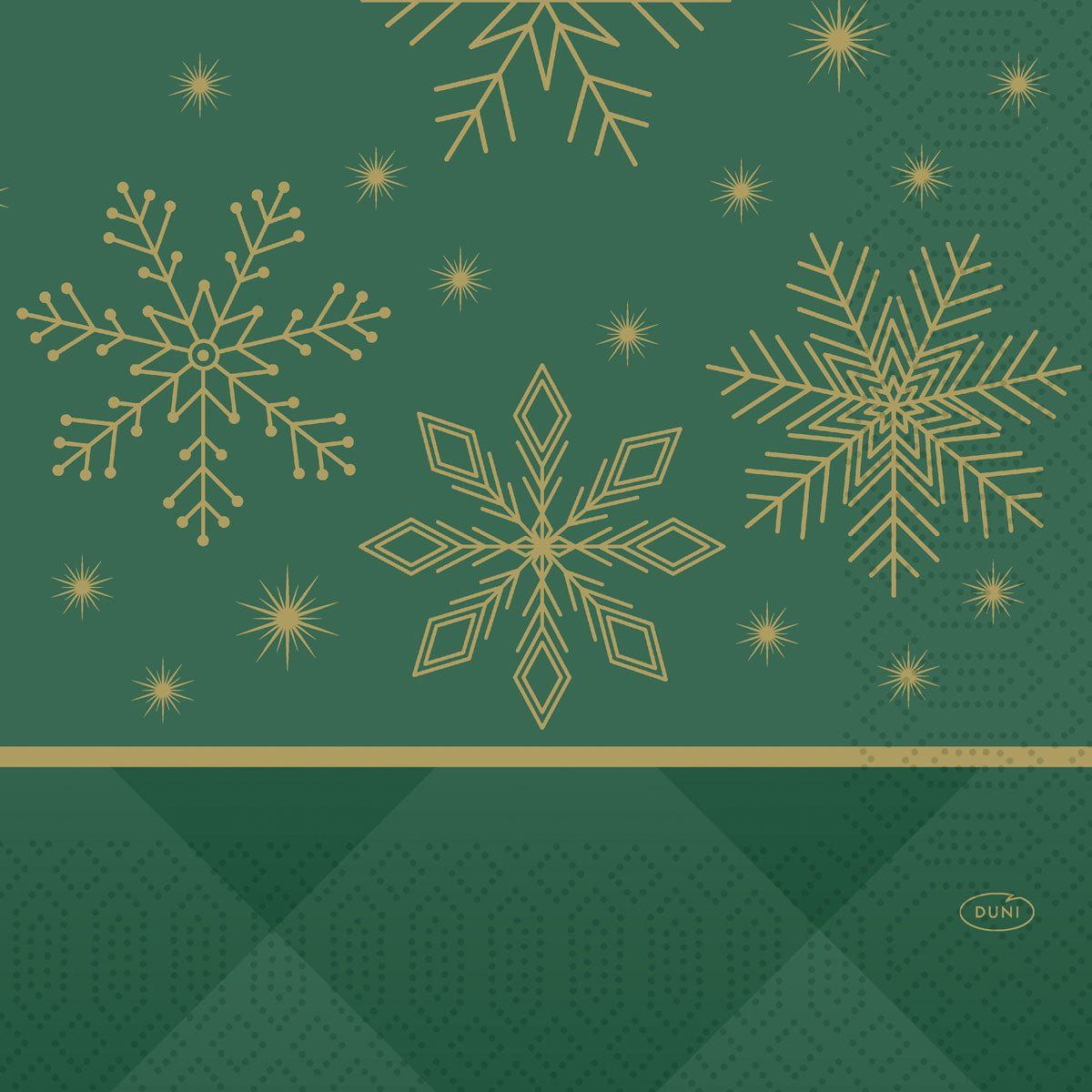 4x Servietten 33x33 3-lagig 1/4 Rhombus green