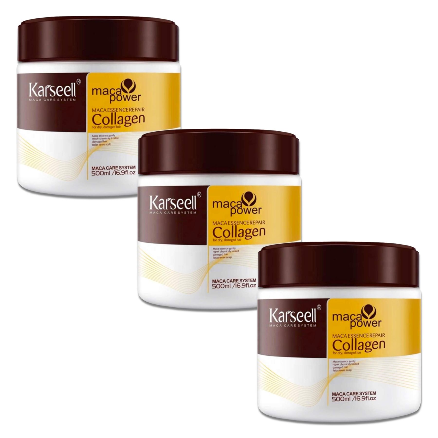 Karseell Haarmaske für Haarpflege mit Kollagen Arganöl