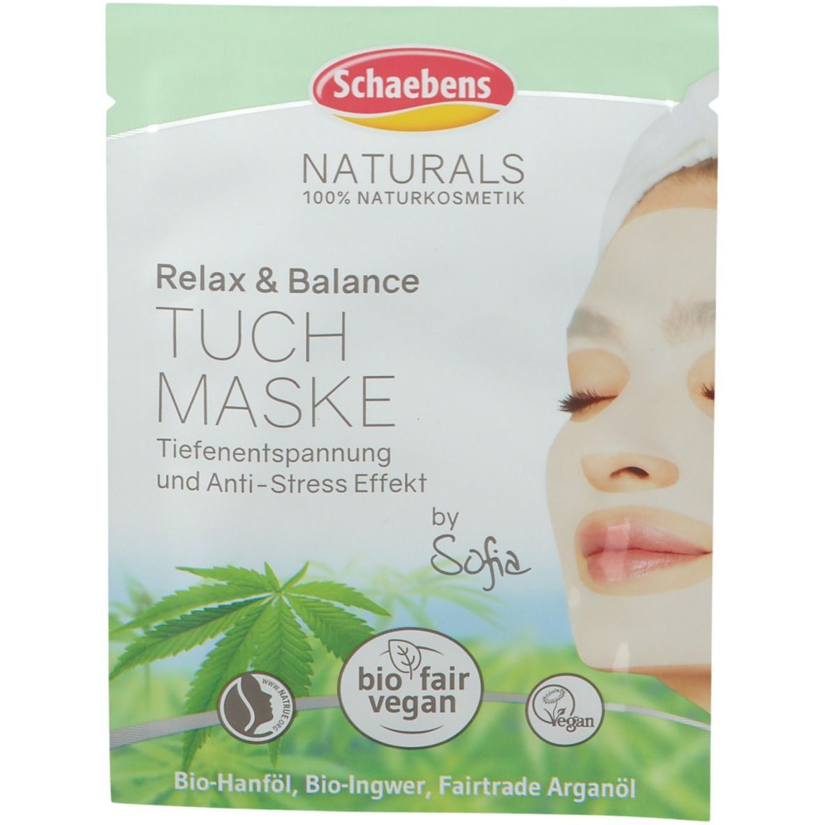 Schaebens NATURALS Relax & Balance TUCHMASKE