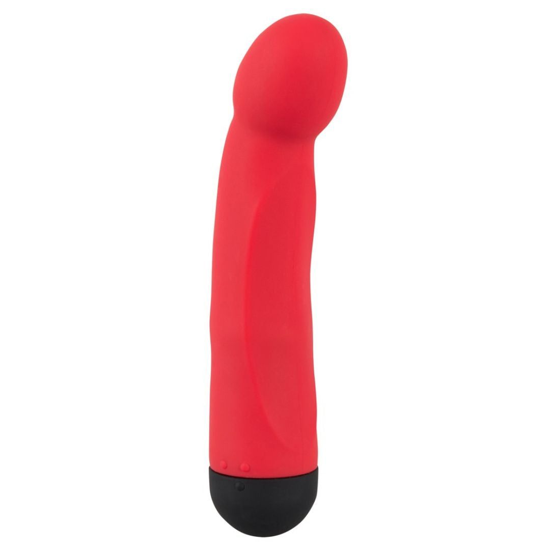 G-Punkt-Vibrator "Red G-Spot Vibe" mit gebogener Kugelspitze | 10 Vibrationsmodi | Colorful Joy