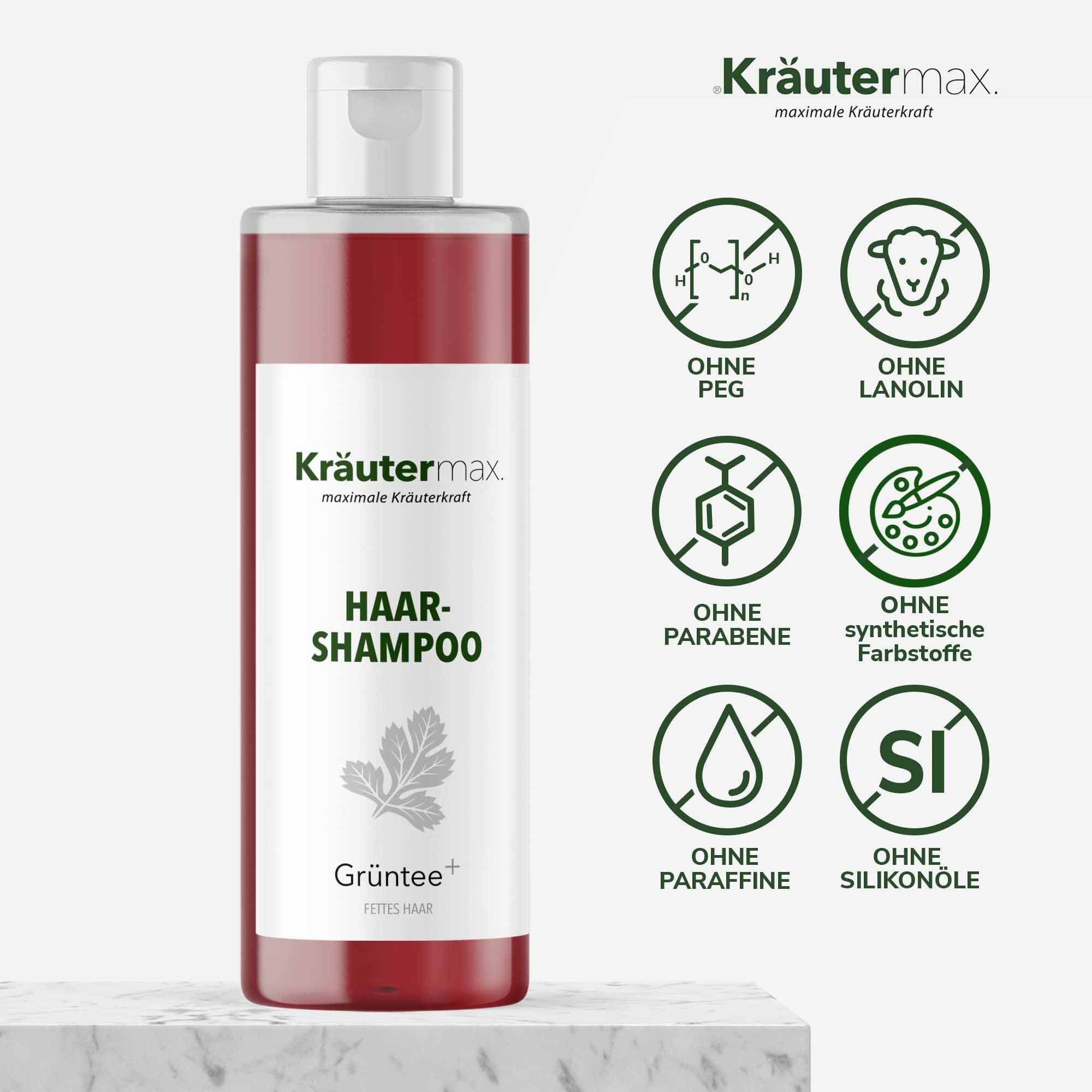 Kräutermax Haarshampoo Grüntee plus