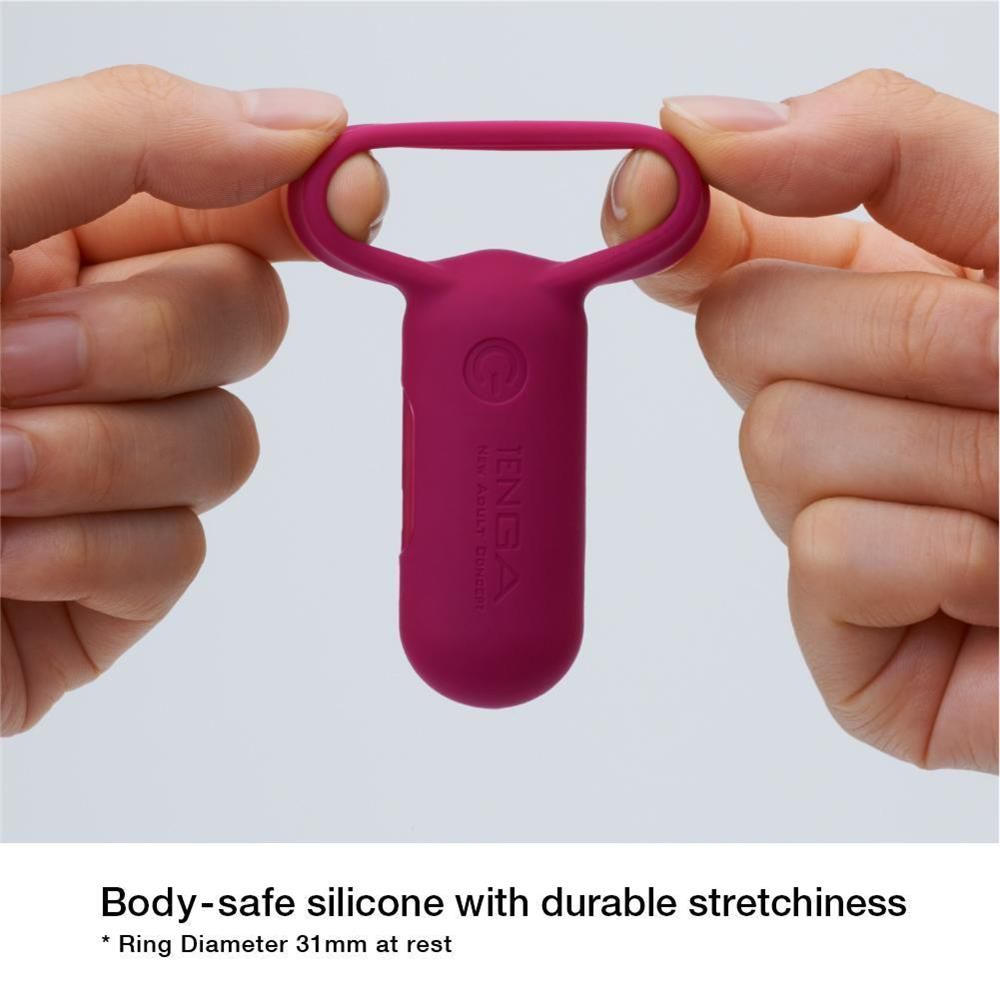 TENGA SVR Smart Vibe Ring Carmine