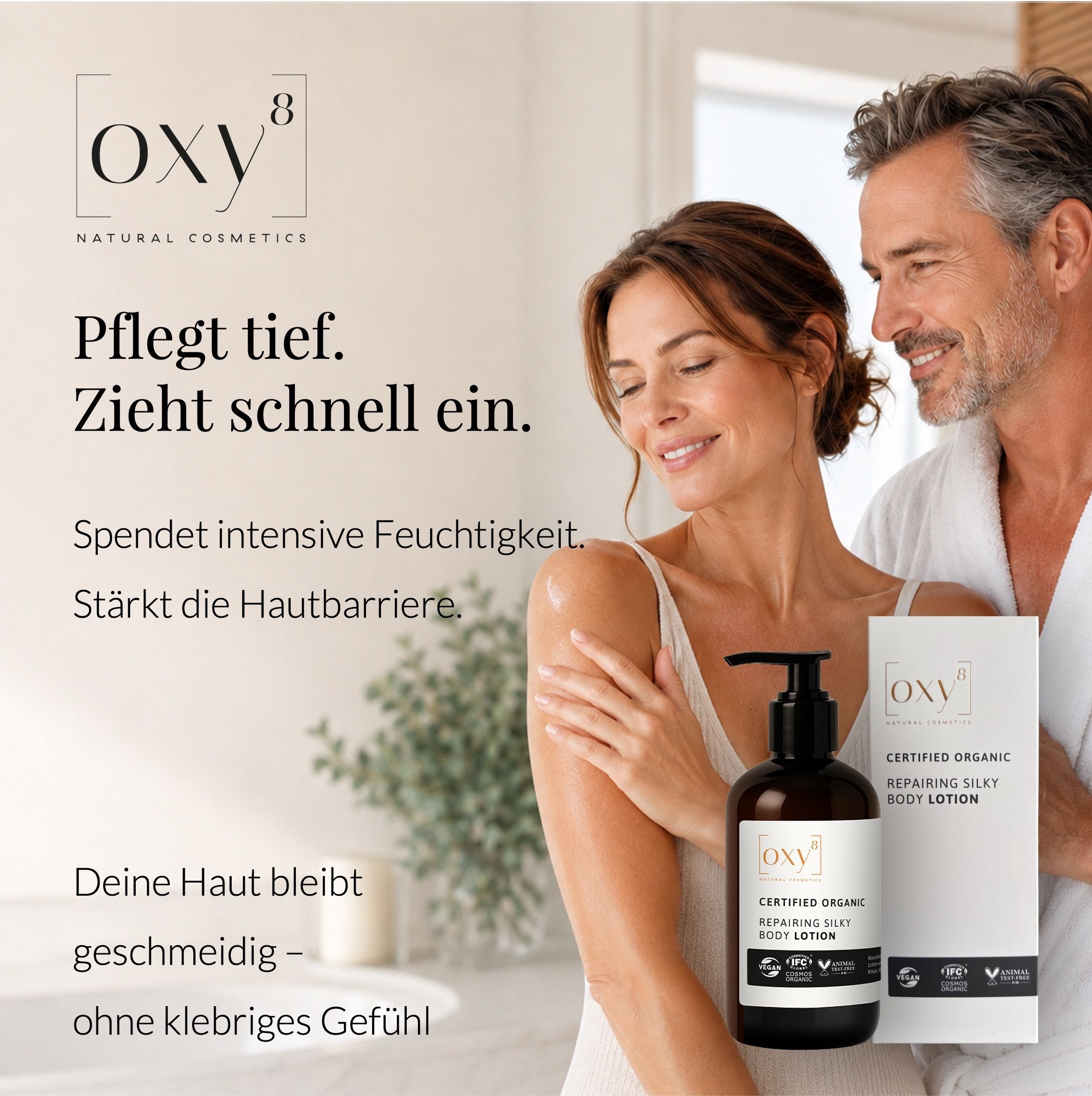 Nahaufnahme eines Gesichts mit Pflanzen