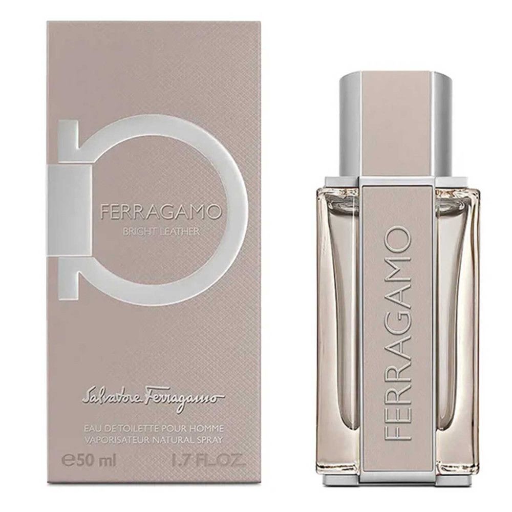 Eau de Toilette für Herren. Flakon und Verpackung in Beige. Logo und Schriftzug. 50 ml.