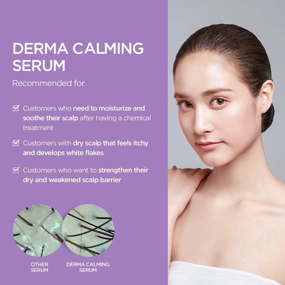 AYUNCHE Derma Calming Serum empfohlen für trockene, juckende Kopfhaut.