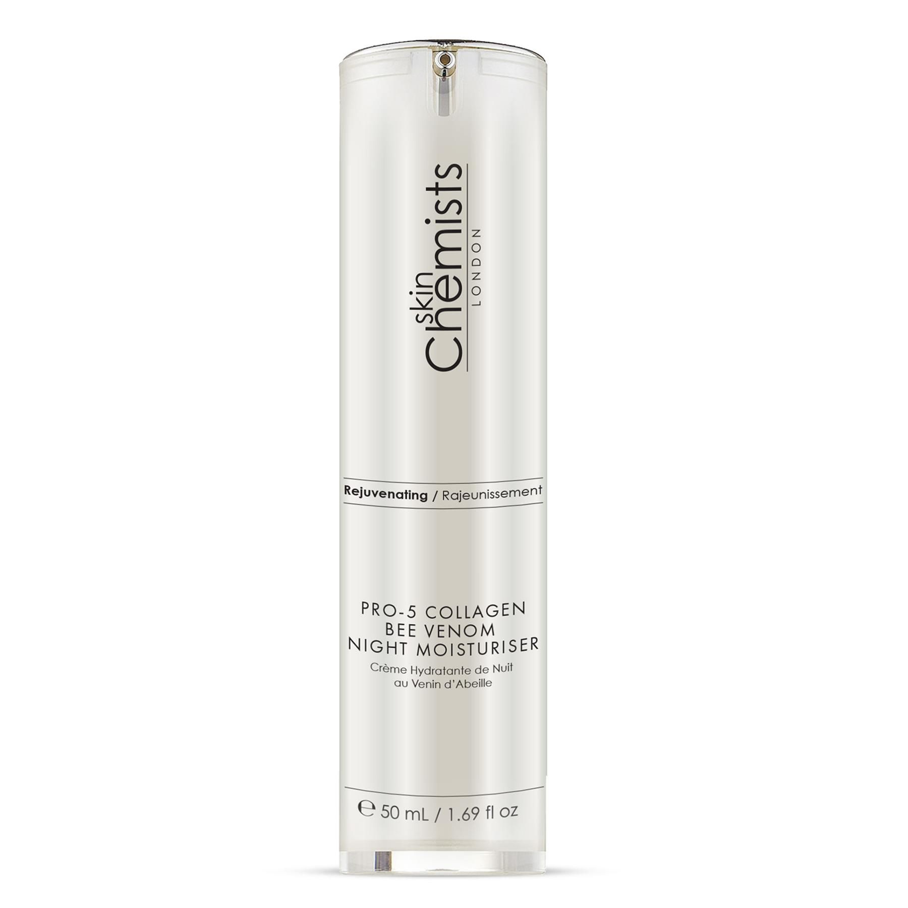 Skin Chemists Pro-5 Collagen Bienengift Nachtcreme.