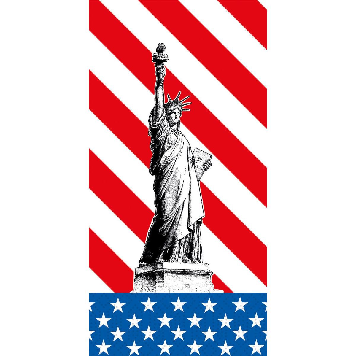 4x Zelltuchservietten 40 x 40 2-lagig 1/8 Kopffalz USA