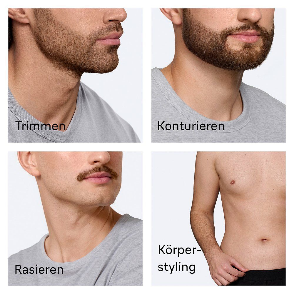 Braun Series XT5 All-in-One, Trimmer, Styler, Rasierer, +7 Zubehörteile, Scharfe 4D-Flex-Klinge, XT