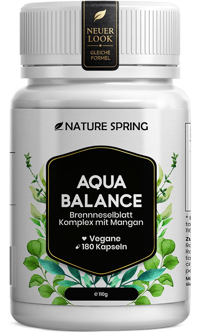 Aqua Balance - 5-in-1 Nährstoffkomplex mit Brennnessel, rotem Weinlaub & Rosskastanie