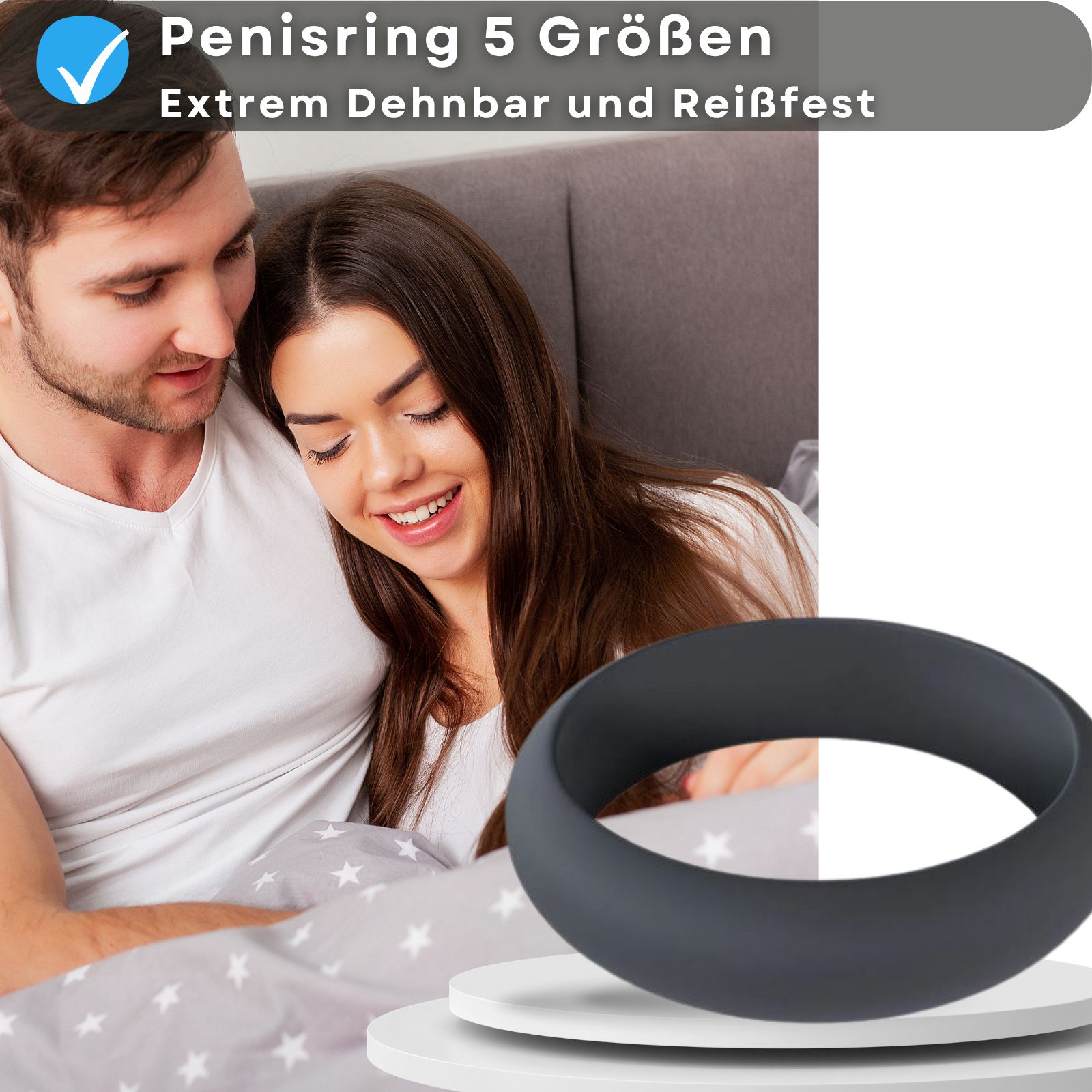 Lovelyness - Penisring aus Silikon - Wide O - M