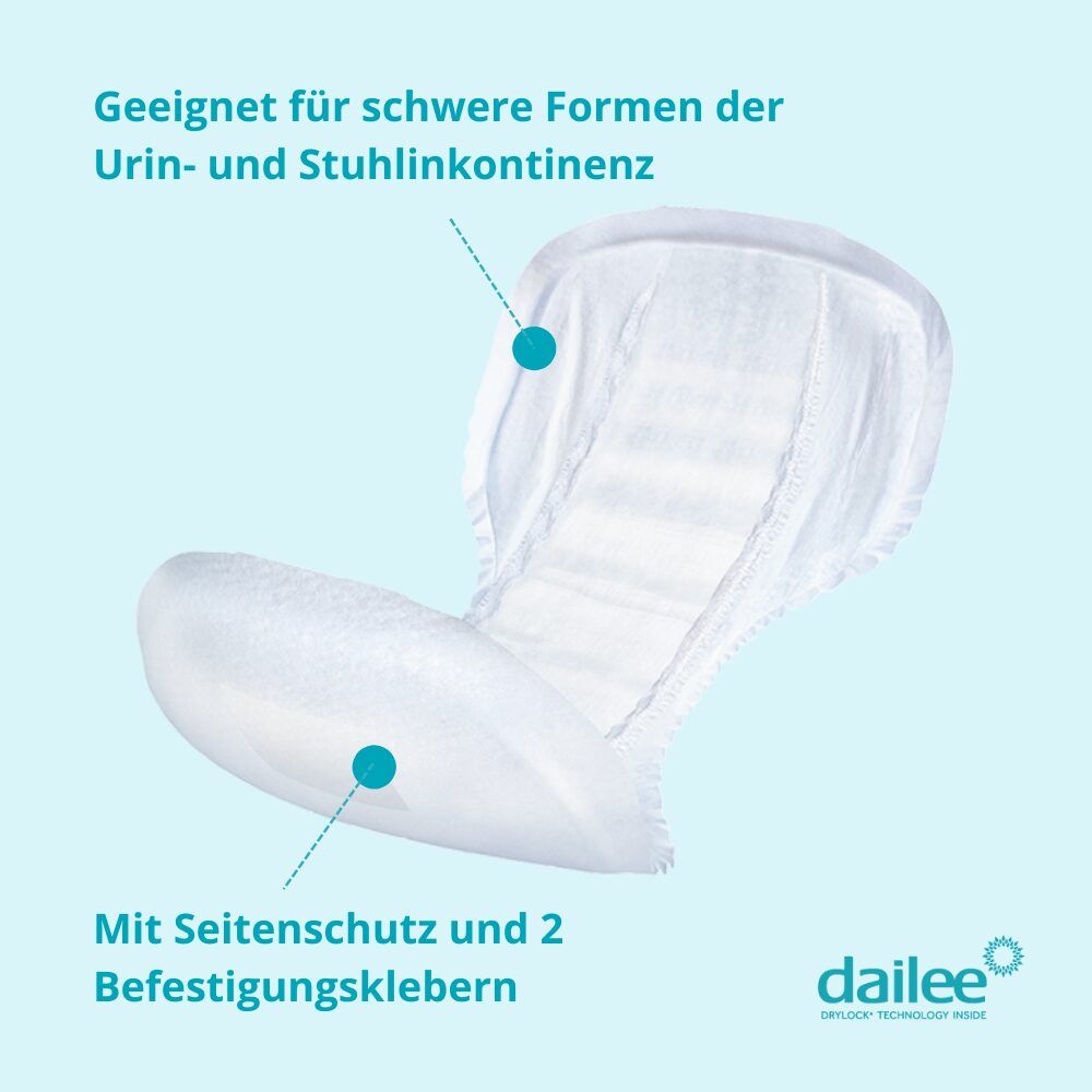 Dailee Comfort Maxi Einlage, weich, atmungsaktiv und mit Schutzbarrieren.