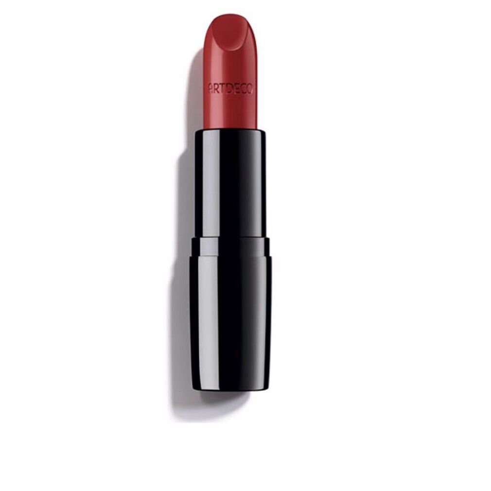 Roter Lippenstift in schwarzer Hülse. Auf dem Lippenstift steht "ARTDECO".