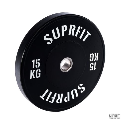 Suprfit Econ Bumper Plate White Logo (einzeln)
