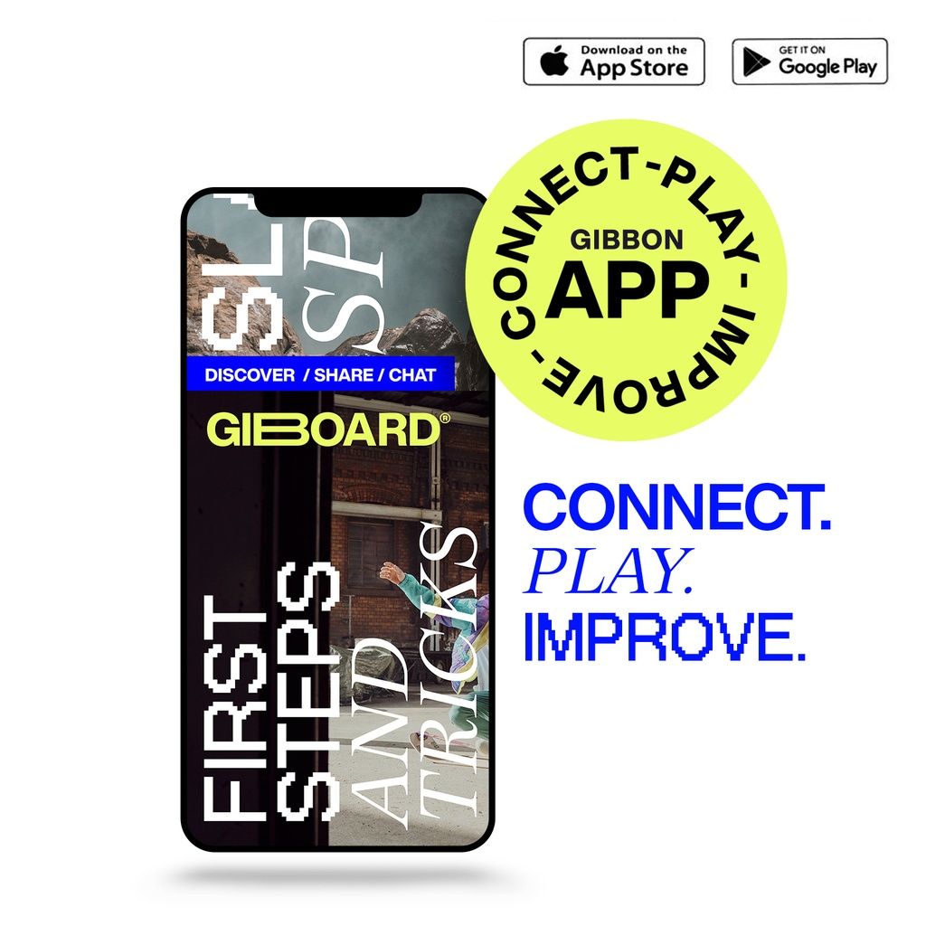GIBOARD SET - BONZO CLASSIC: Smartphone-App mit "First Steps and Tricks" und "Connect. Play. Improve."
