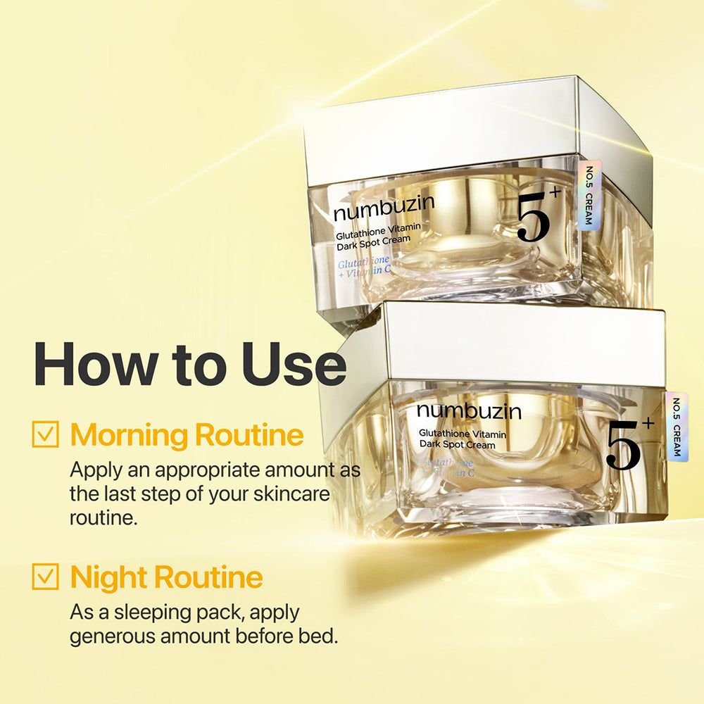 NUMBUZIN Nr.5 Vitamin Glutathione Dark Spot Laser Creme