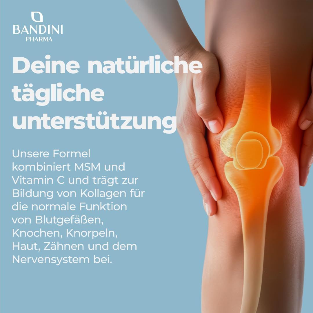 Bandini Glucosamin Chondroitin MSM mit Vitamin C Tabletten