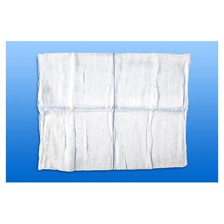 NOBA Bauchtuch nicht vorgewaschen weiß ohne Schlaufe 4-lagig 20 cm x 30 cm 20 Stück